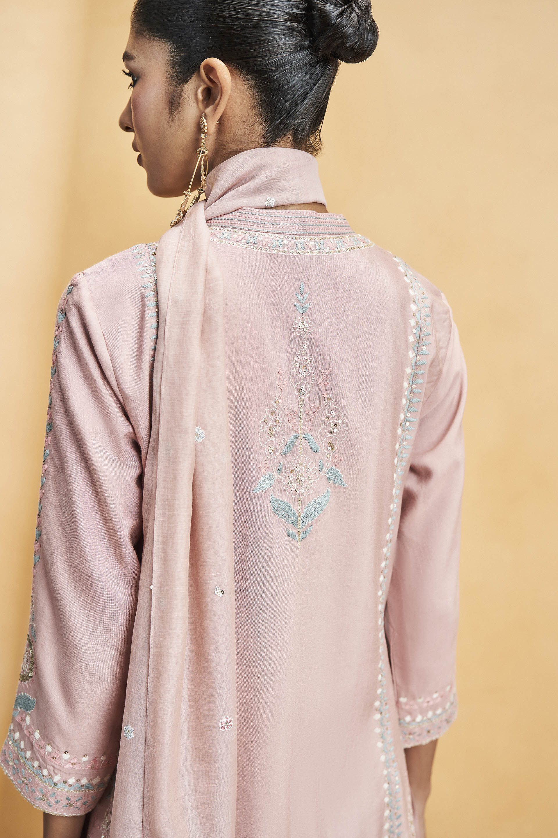 Abhisoka Suit Set - Old Rose, Old Rose, image 6